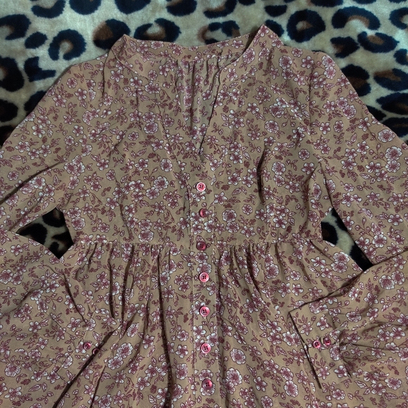 SOLD.......💚 Cottage Core Button Up Dress - Picture 3 of 15